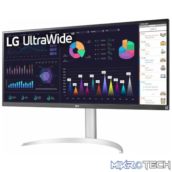 LG 34" IPS Panel Ultra-wide Monitor - 75Hz - Image 2