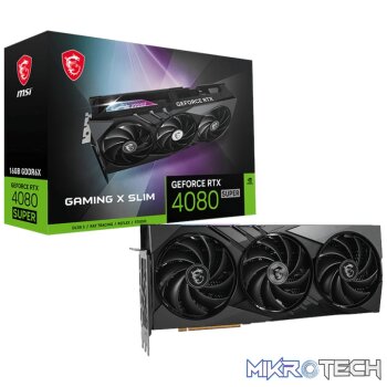 MSI Nvidia GeForce RTX 4080 Super Gaming X Slim 16GB Graphics Card