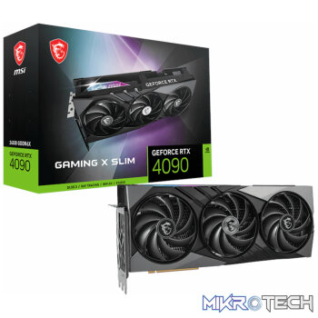 MSI Nvidia GeForce RTX 4090 Gaming X SLIM 24G GDDR6X 384-BIT Graphics Card
