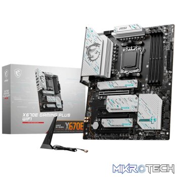 MSI X670E GAMING PLUS WIFI AMD AM5 ATX Gaming Motherboard