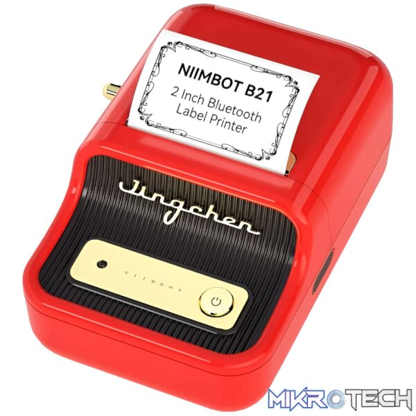 Niimbot B21 Portable Thermal Label Printer - Red Niimbot B21 Portable Thermal Label Printer - Red
