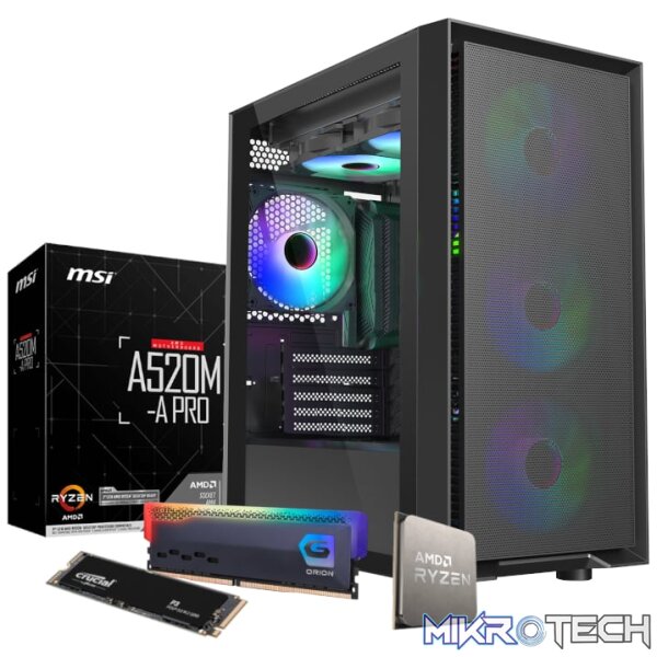 PCBuilder AMD Ryzen 5 5600G DEFENDER Windows 11 Gaming PC - Image 2