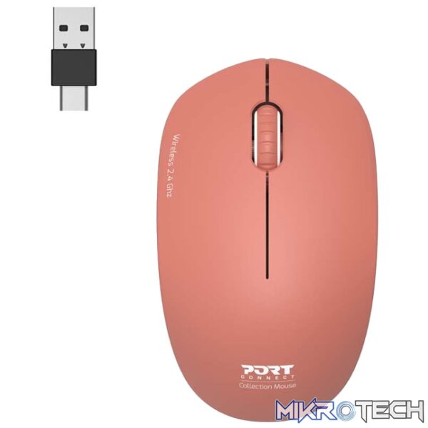Port Connect MOUSE COLLECTION II WIRELESS Terracota Port Connect MOUSE COLLECTION II WIRELESS Terracota