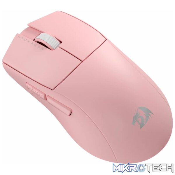 REDRAGON M916 PRO 1K 3-Mode Wireless Gaming Mouse - Pink - Image 2