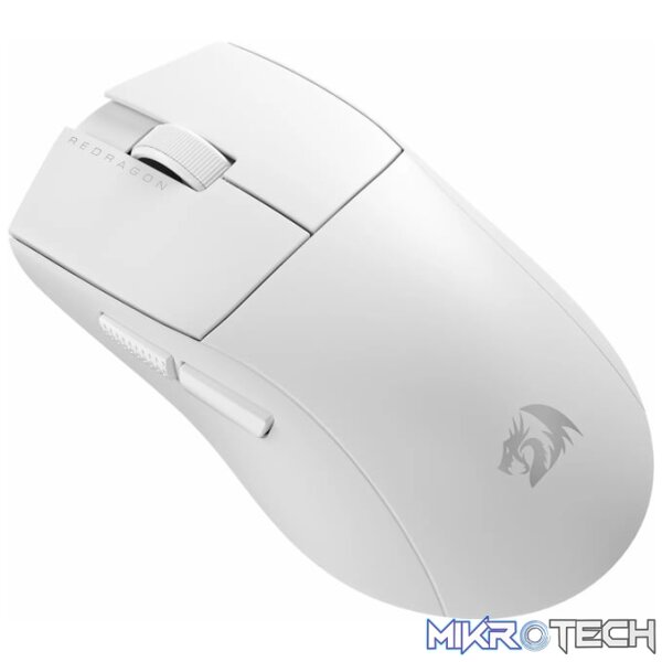 REDRAGON M916 PRO 1K 3-Mode Wireless Gaming Mouse - White - Image 2