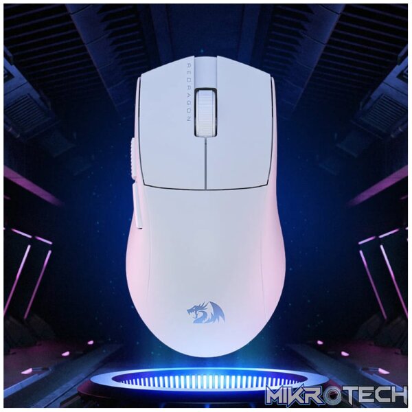 REDRAGON M916 PRO 1K 3-Mode Wireless Gaming Mouse - White - Image 3