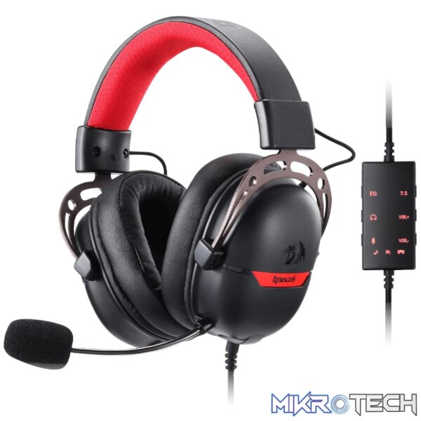REDRAGON Over-Ear AURORA Gaming Headset - Black REDRAGON Over-Ear AURORA Gaming Headset - Black