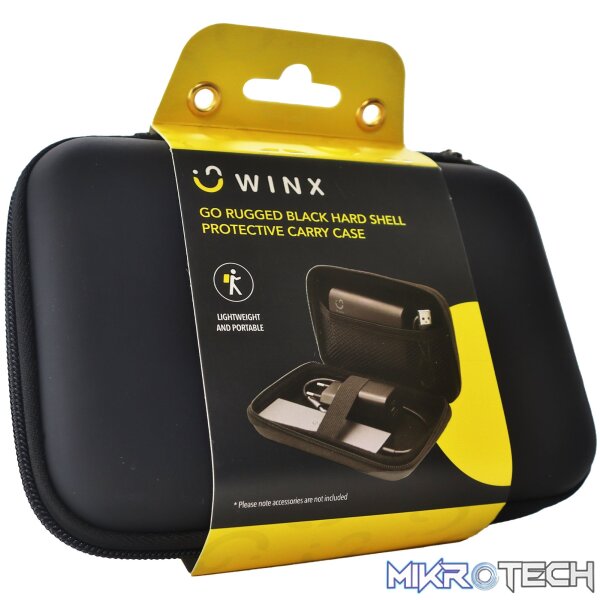 Winx Go Rugged Hardhsell Protective Carry Case - Black - Image 2