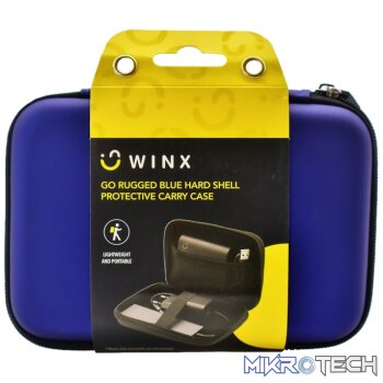 Winx Go Rugged Hardshell Protective Carry Case - Blue