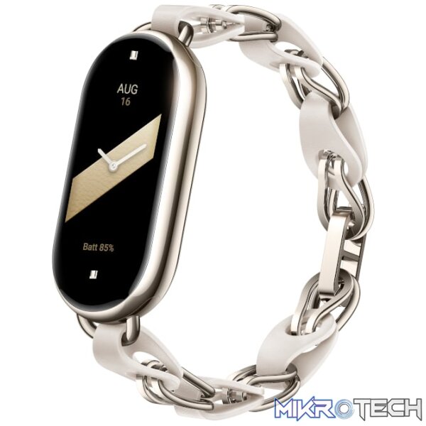 Xiaomi Smart Band 8 Chain Strap - White - Image 3