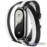 Xiaomi Smart Band 8 Double Wrap Strap - Black and white - Image 2