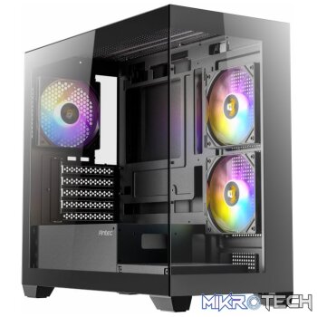 Antec CX300M Micro-ATX | ITX RGB Mini-Tower Gaming Chassis - Black