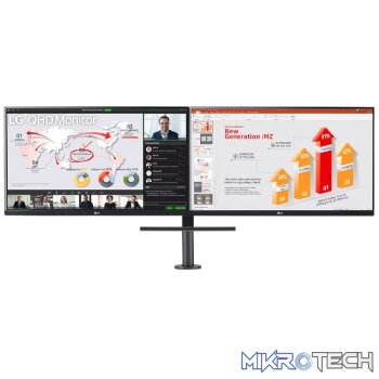 LG 27" QHD Dual Ergo QHD Monitor with USB Type-C