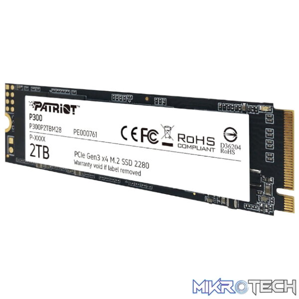 Patriot P300 2TB M.2 PCIe NVMe SSD - Image 5