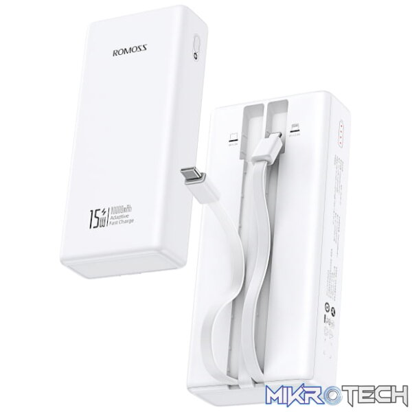 Romoss Power Bank PRC 10000mAh 15W WH - Image 4