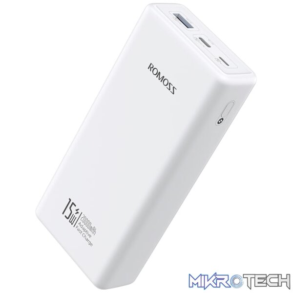 Romoss Power Bank PRC 20000mAh 15W WH - Image 3