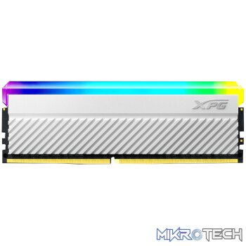 ADATA AX4U360016G18I-CWHD45G XPG SPECTRIX D45G RGB White 16GB (1 x 16GB) DDR4 3600MHz CL18 1.35V Desktop Memory
