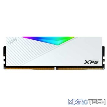 ADATA AX5U5200C3816G-CLARWH LANCER RGB 16GB DDR5-5200Mhz CL38 1.25v Desktop Memory