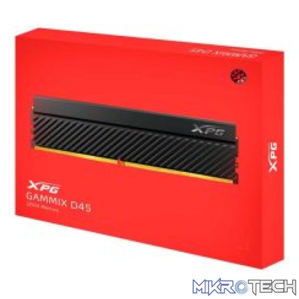 ADATA XPG GAMMIX D45 16GB (2 x 8GB) DDR4 DRAM 3600MHz CL18 1.35V Black Memory Kit - Image 2