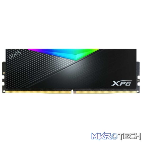 Adata AX5U5200C3816G-CLARBK XPG LANCER RGB 16GB(1x16GB) DDR5-5200MHz CL38 1.25V Black Desktop Memory Adata AX5U5200C3816G-CLARBK XPG LANCER RGB 16GB(1x16GB) DDR5-5200MHz CL38 1.25V Black Desktop Memory