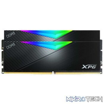 Adata AX5U5200C3816G-DCLARBK XPG LANCER RGB 32GB(2x16GB) DDR5-5200MHz CL38 1.25V Black Desktop Memory