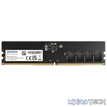 Adata Premier AD5U480016G 16GB(1x16GB) DDR5-4800MHz CL40 1.1V Black Desktop Memory