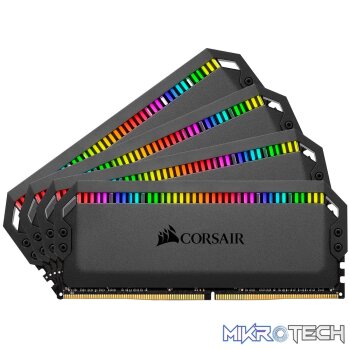 CORSAIR CMT128GX4M4D3600C18 Dominator Platinum RGB 128GB (4 x 32GB) DDR4 3600 CL18 1.35v Desktop Memory