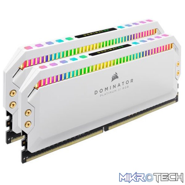 CORSAIR CMT32GX4M2D3600C18W DOMINATOR PLATINUM RGB 32GB(2x16GB) Kit DDR4-3600 CL18 1.35v Desktop Memory - Image 2