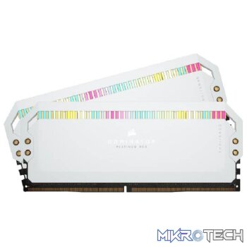 CORSAIR CMT64GX5M2B5200C40W DOMINATOR PLATINUM RGB White 64GB(2 x 32GB)Kit DDR5-5200Mhz CL40 1.25v  Desktop Memory