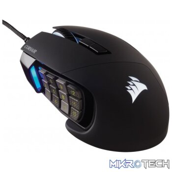 CORSAIR SCIMITAR ELITE OPTICAL MOBA/MMO RGB GAMING MOUSE