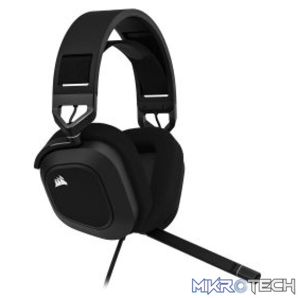 Corsair CA-9011237-AP HS80 RGB USB Wired Premium Carbon Black Gaming Headset - Image 2