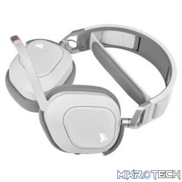 Corsair CA-9011238-AP HS80 RGB USB Wired Premium White Gaming Headset - Image 3