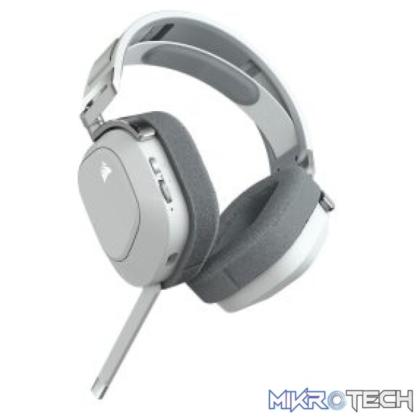 Corsair CA-9011238-AP HS80 RGB USB Wired Premium White Gaming Headset - Image 4