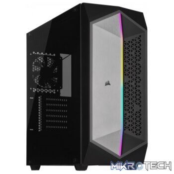 Corsair CC-9011215 470T RGB Mid Tower ATX Black Gaming Desktop Chassis