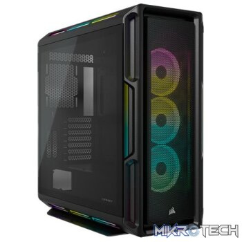 Corsair CC-9011230 iCUE 5000T RGB Black Mid Tower Tempered Glass PC Gaming Chassis