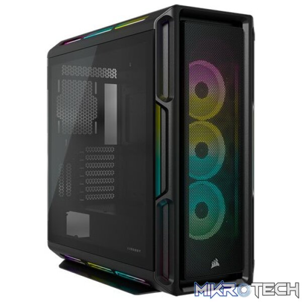 Corsair CC-9011230 iCUE 5000T RGB Black Mid Tower Tempered Glass PC Gaming Chassis Corsair CC-9011230 iCUE 5000T RGB Black Mid Tower Tempered Glass PC Gaming Chassis