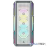 Corsair CC-9011231 iCUE 5000T RGB White Mid Tower Tempered Glass PC Gaming Chassis - Image 2