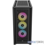 Corsair CC-9011242-WW iCUE 5000D RGB AIRFLOW Dark Tempered Glass Black Steel ATX Mid Tower Desktop Chassis - Image 2