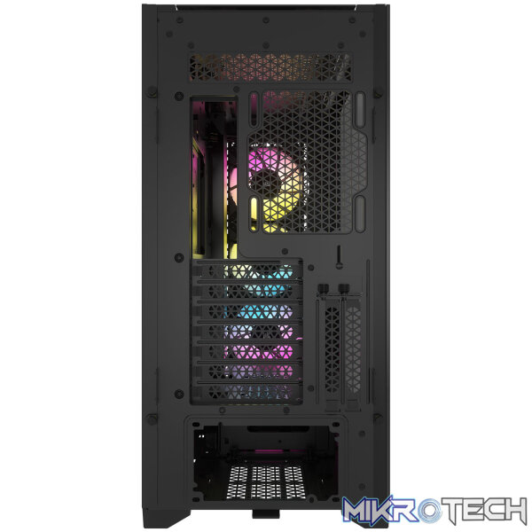 Corsair CC-9011242-WW iCUE 5000D RGB AIRFLOW Dark Tempered Glass Black Steel ATX Mid Tower Desktop Chassis - Image 4