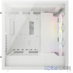 Corsair CC-9011243-WW iCUE 5000D RGB AIRFLOW Clear Tempered Glass White Steel ATX Mid Tower Gaming Chassis - Image 3