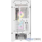 Corsair CC-9011243-WW iCUE 5000D RGB AIRFLOW Clear Tempered Glass White Steel ATX Mid Tower Gaming Chassis - Image 4