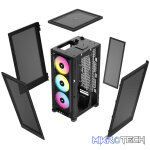 Corsair CC-9011246-WW 2000D RGB Airflow Black Mini-ITX Gaming Chassis - Image 4
