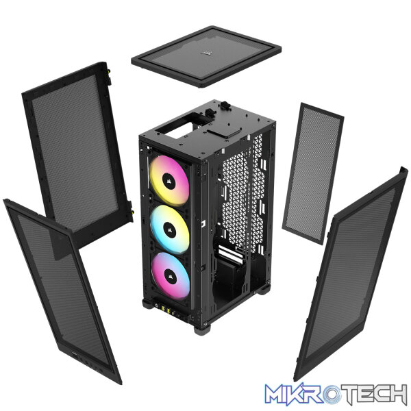 Corsair CC-9011246-WW 2000D RGB Airflow Black Mini-ITX Gaming Chassis - Image 4