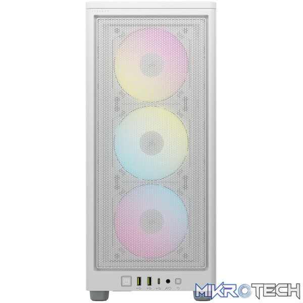 Corsair CC-9011247-WW 2000D RGB Airflow White Mini-ITX Gaming Chassis - Image 2