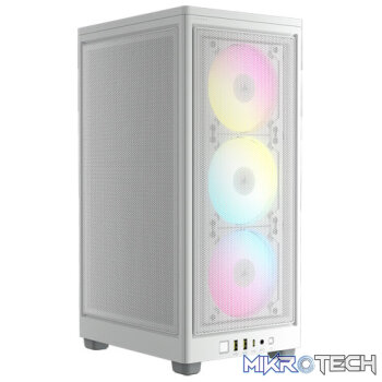 Corsair CC-9011247-WW 2000D RGB Airflow White Mini-ITX Gaming Chassis