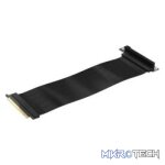 Corsair CC-9310001-WW Premium Flat Rubberised 300mm PCIe 4.0 x16 Black GPU Riser Cable - Image 2