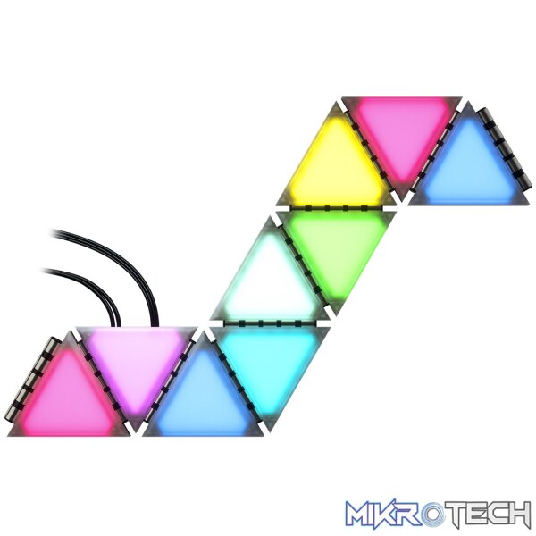 Corsair CL-9011114 iCUE LC100 Case Accent Lighting Triangles Starter Kit - Image 2