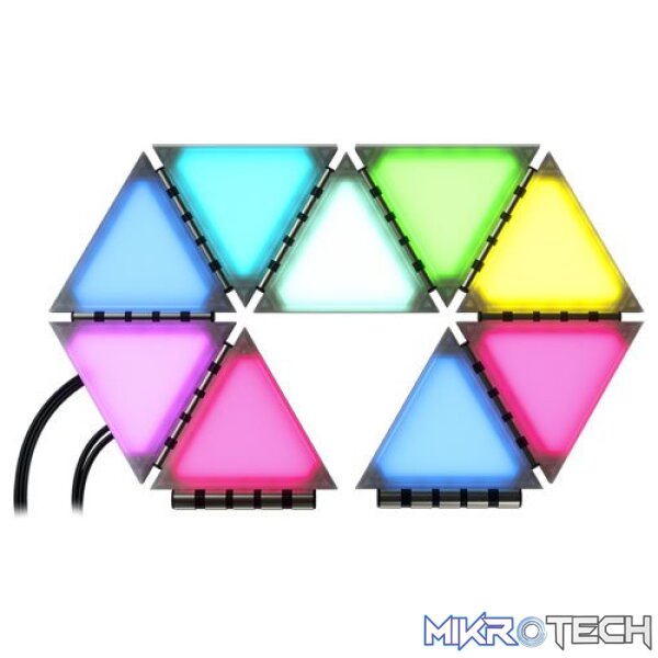 Corsair CL-9011114 iCUE LC100 Case Accent Lighting Triangles Starter Kit Corsair CL-9011114 iCUE LC100 Case Accent Lighting Triangles Starter Kit