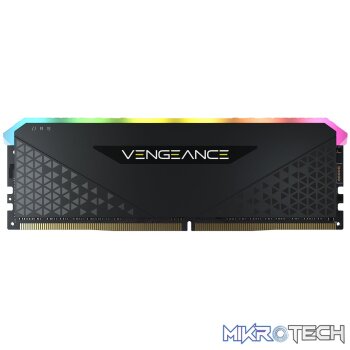 Corsair CMG16GX4M1D3600C18 Vengeance RGB RS Black 16GB 3600MHz CL18 DDR4 Memory