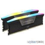 Corsair CMH32GX5M2B5200C40 Vengeance RGB 32GB (2x16GB) DDR5-5200MHz CL40 1.25V Black Desktop Memory - Image 2